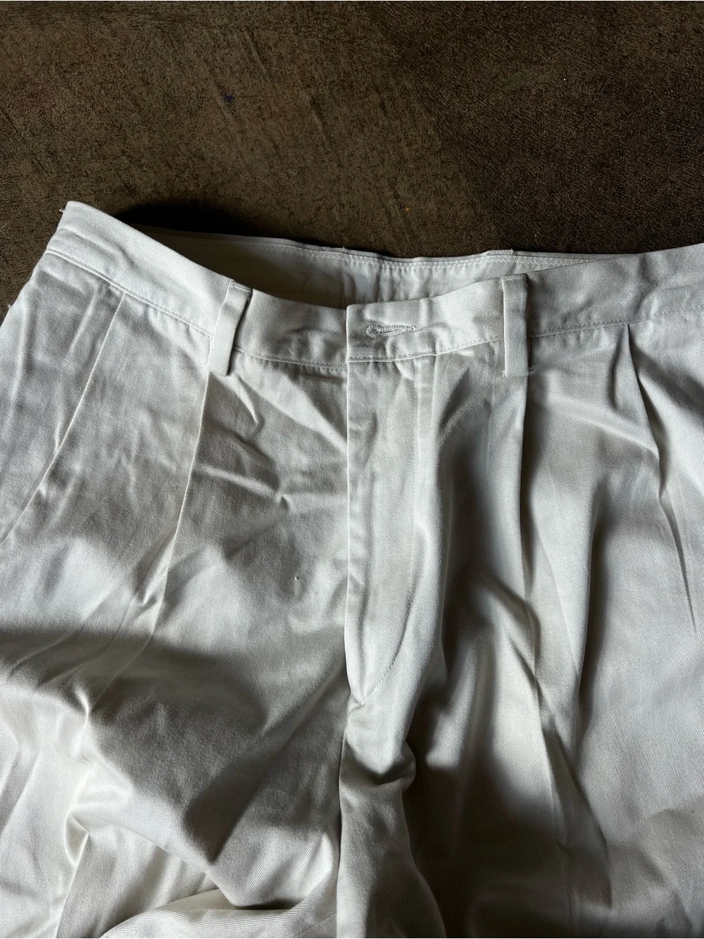 Nautica Men's White Chino Pants